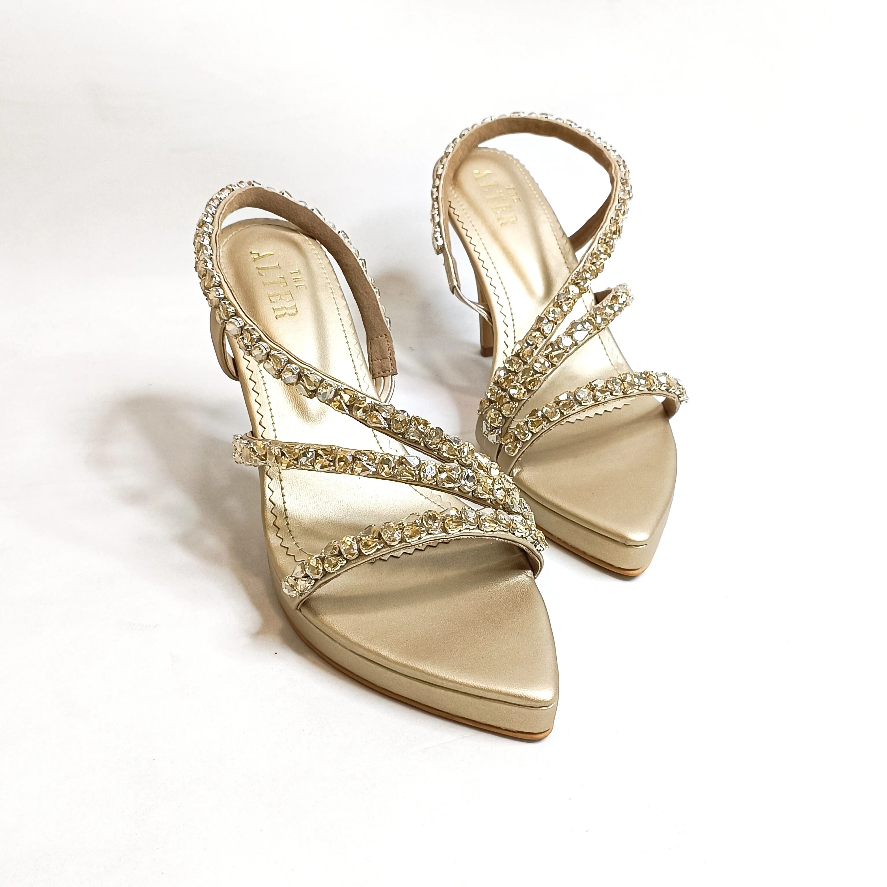 Kiara Embellished Platform Stilettos