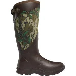 Lacrosse Men's Alpha Agility 17" Soft Toe Waterproof Rubber Hunt Boot Mossy Oak - 339073