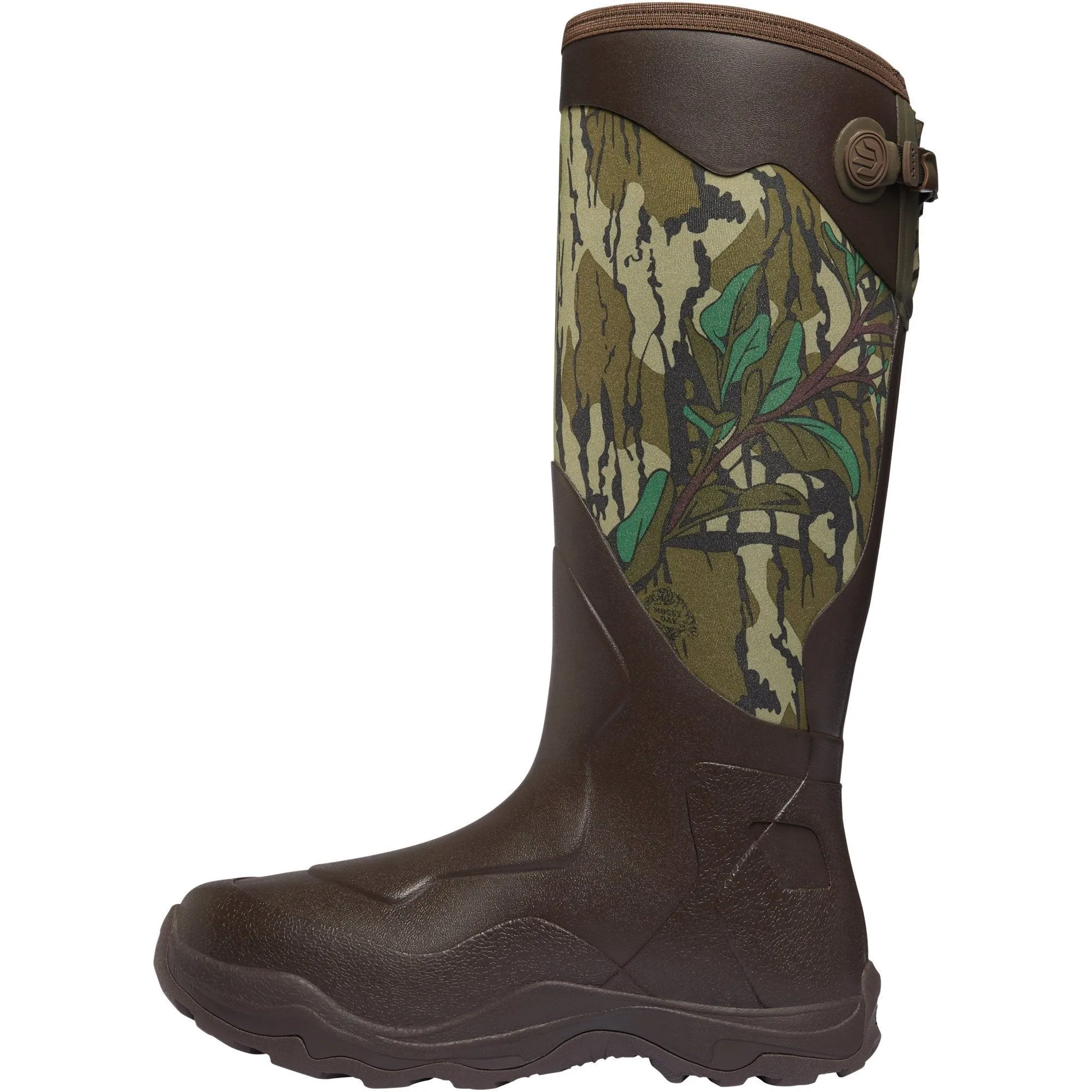 Lacrosse Men's Alpha Agility 17" Soft Toe Waterproof Rubber Hunt Boot Mossy Oak - 339073