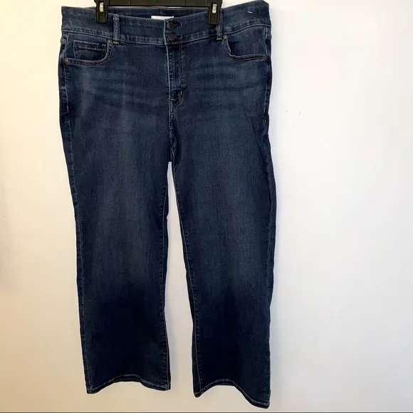 Lane Bryant Flex Magic Waistband High-Rise Boot Cut Blue Jeans (NWOT) Size: 20P