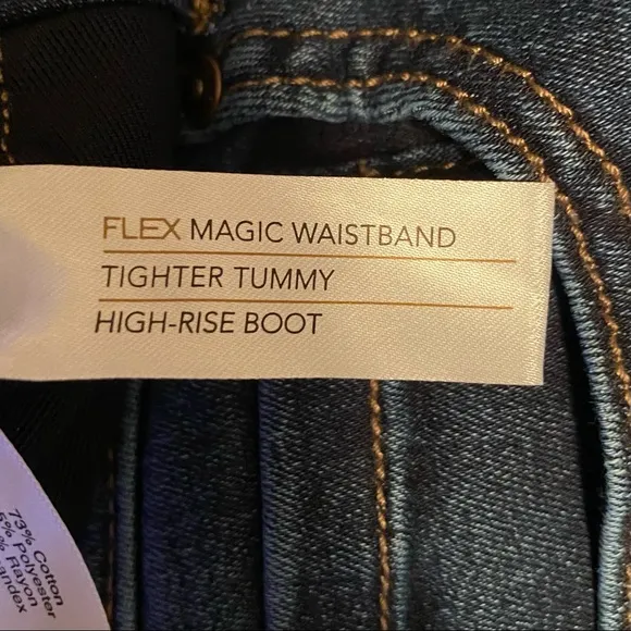 Lane Bryant Flex Magic Waistband High-Rise Boot Cut Blue Jeans (NWOT) Size: 20P