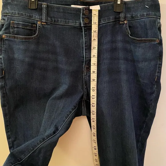 Lane Bryant Flex Magic Waistband High-Rise Boot Cut Blue Jeans (NWOT) Size: 20P