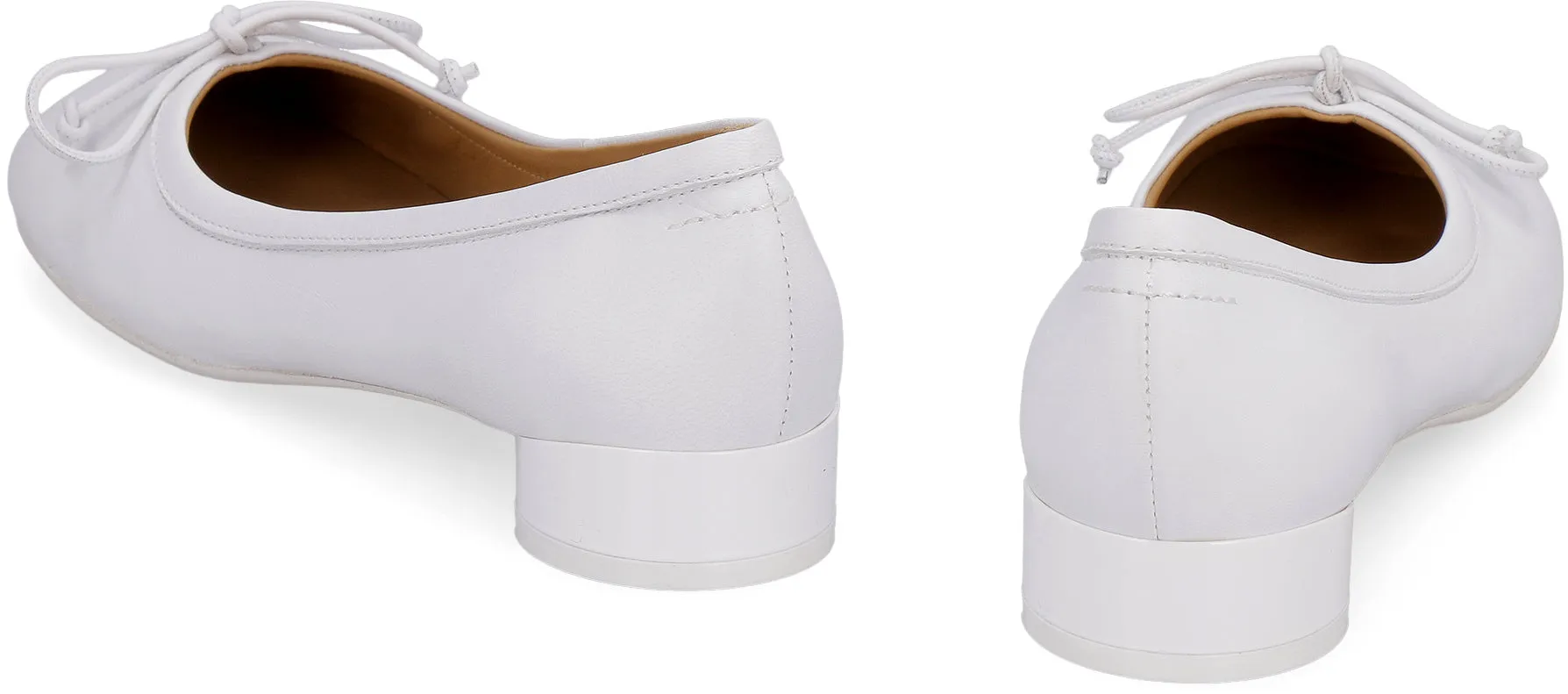 Leather ballet flats