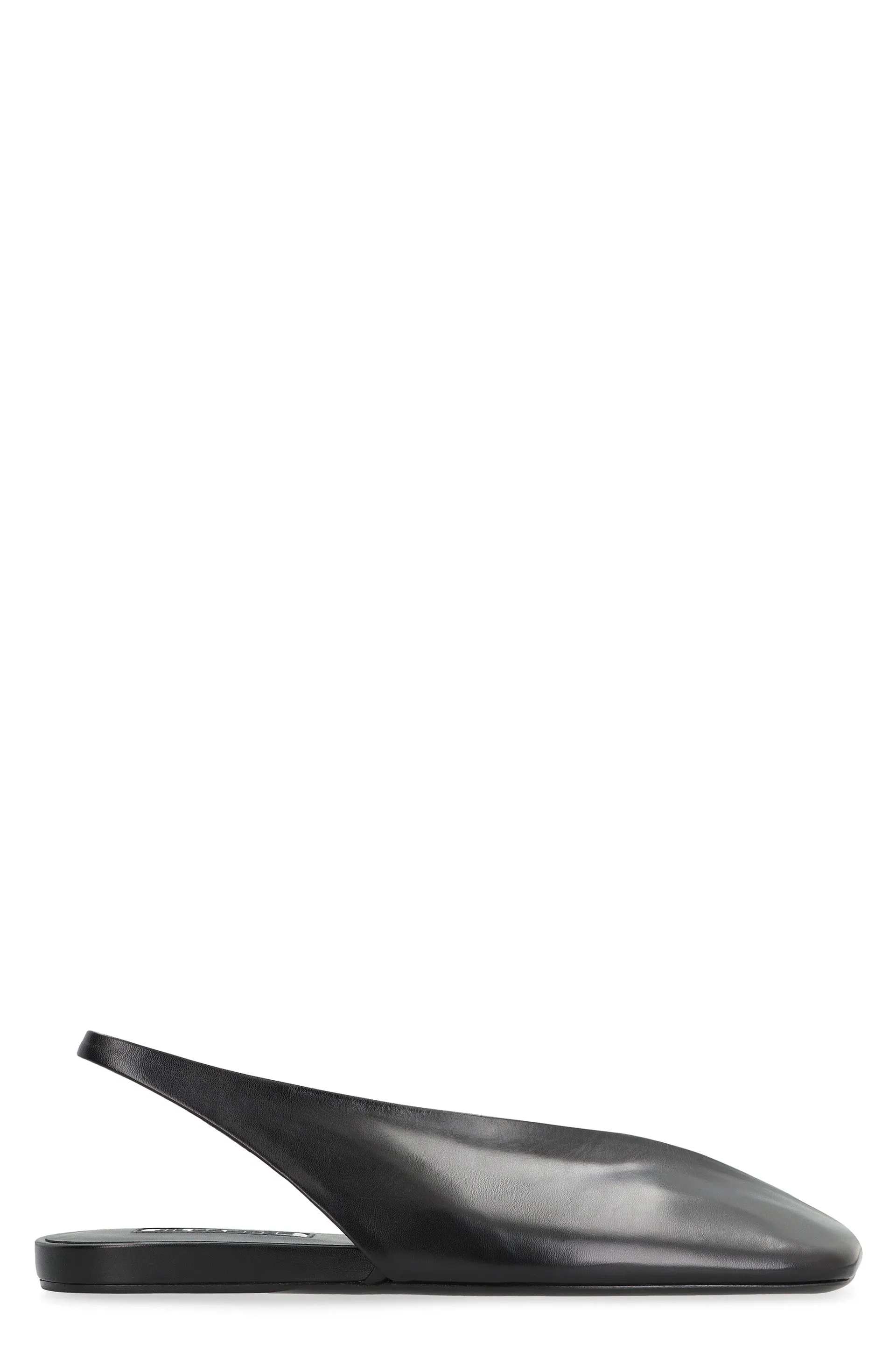Leather ballet flats