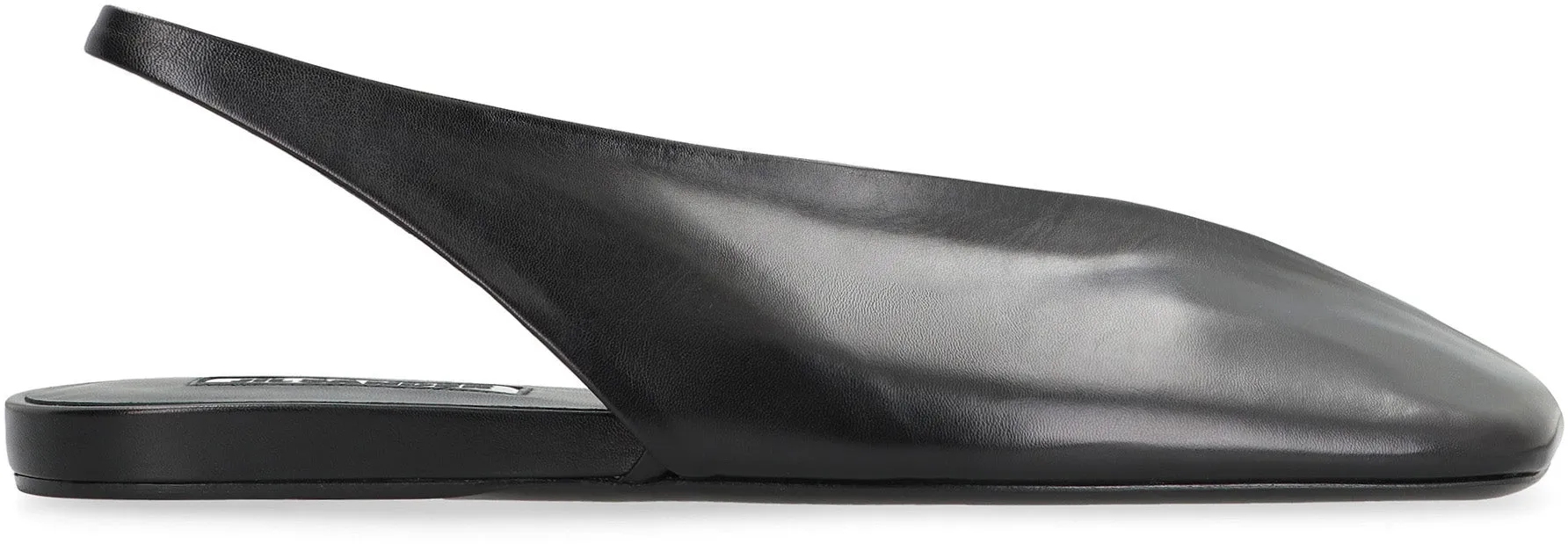 Leather ballet flats