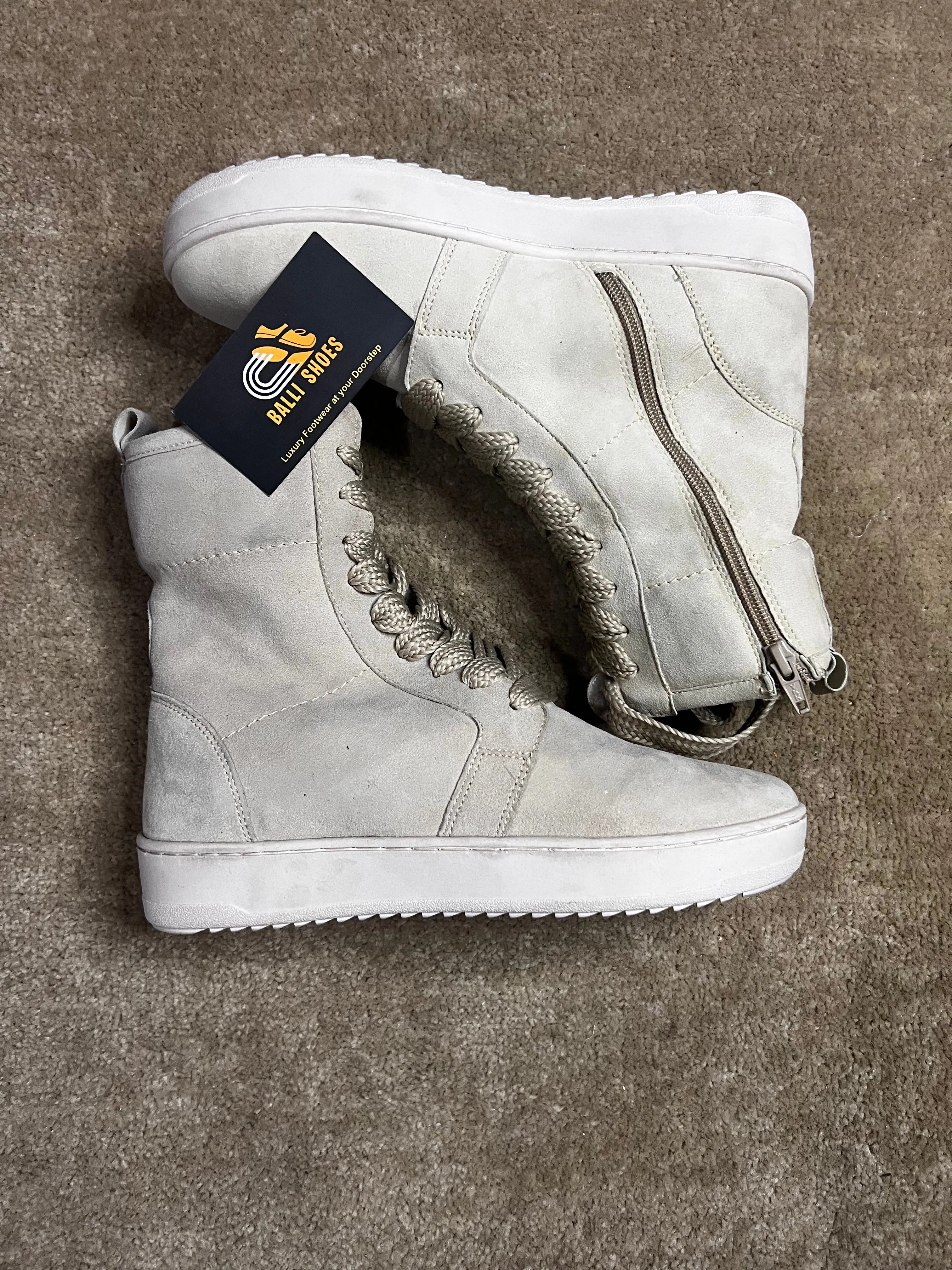 Leather boots