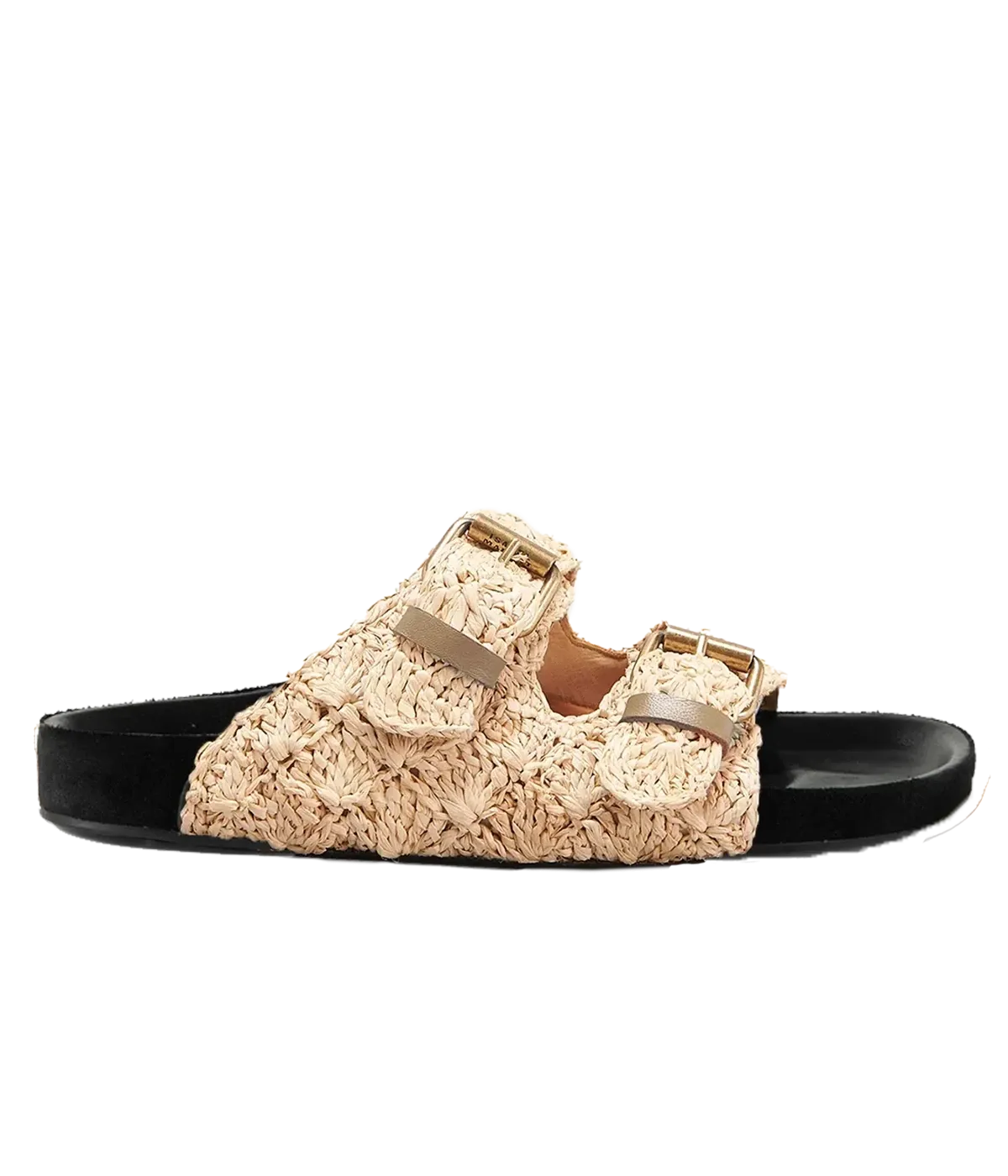 Lennyo Sandals in Natural Raffia