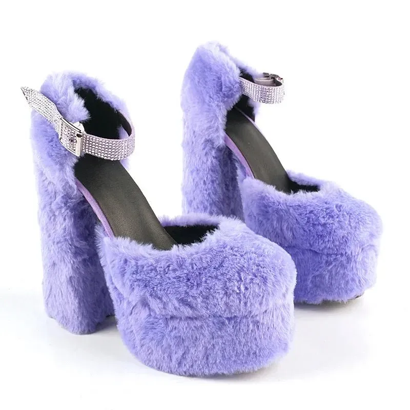 Lilac Lunacy Platform Heels