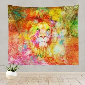 Lion Dreams Tapestry