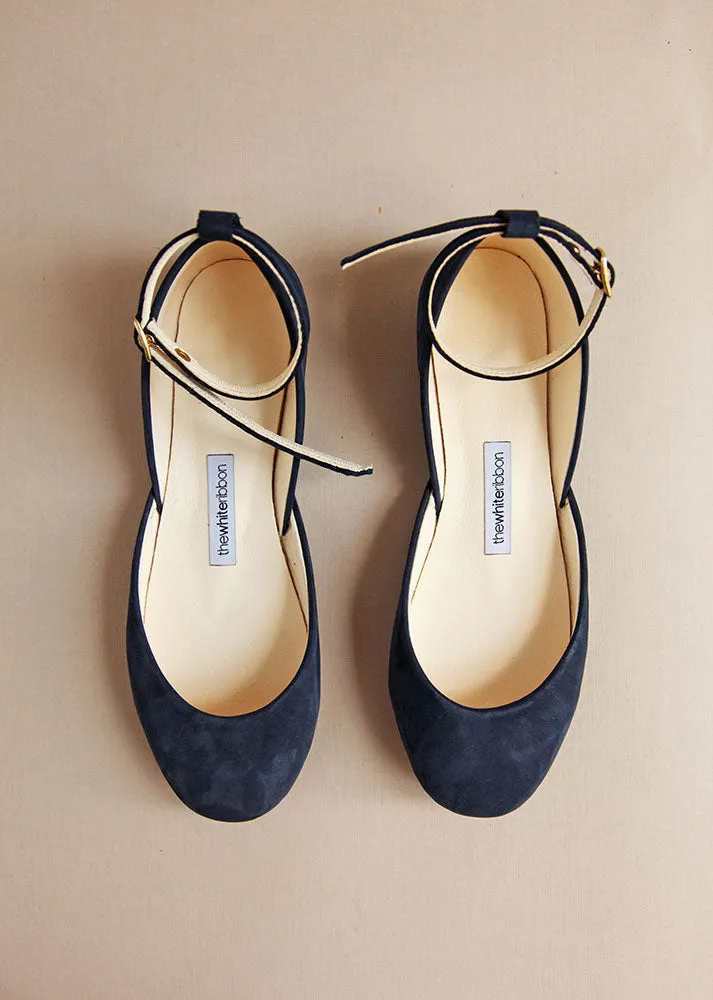LUNA BALLET FLATS - NAVY BLUE