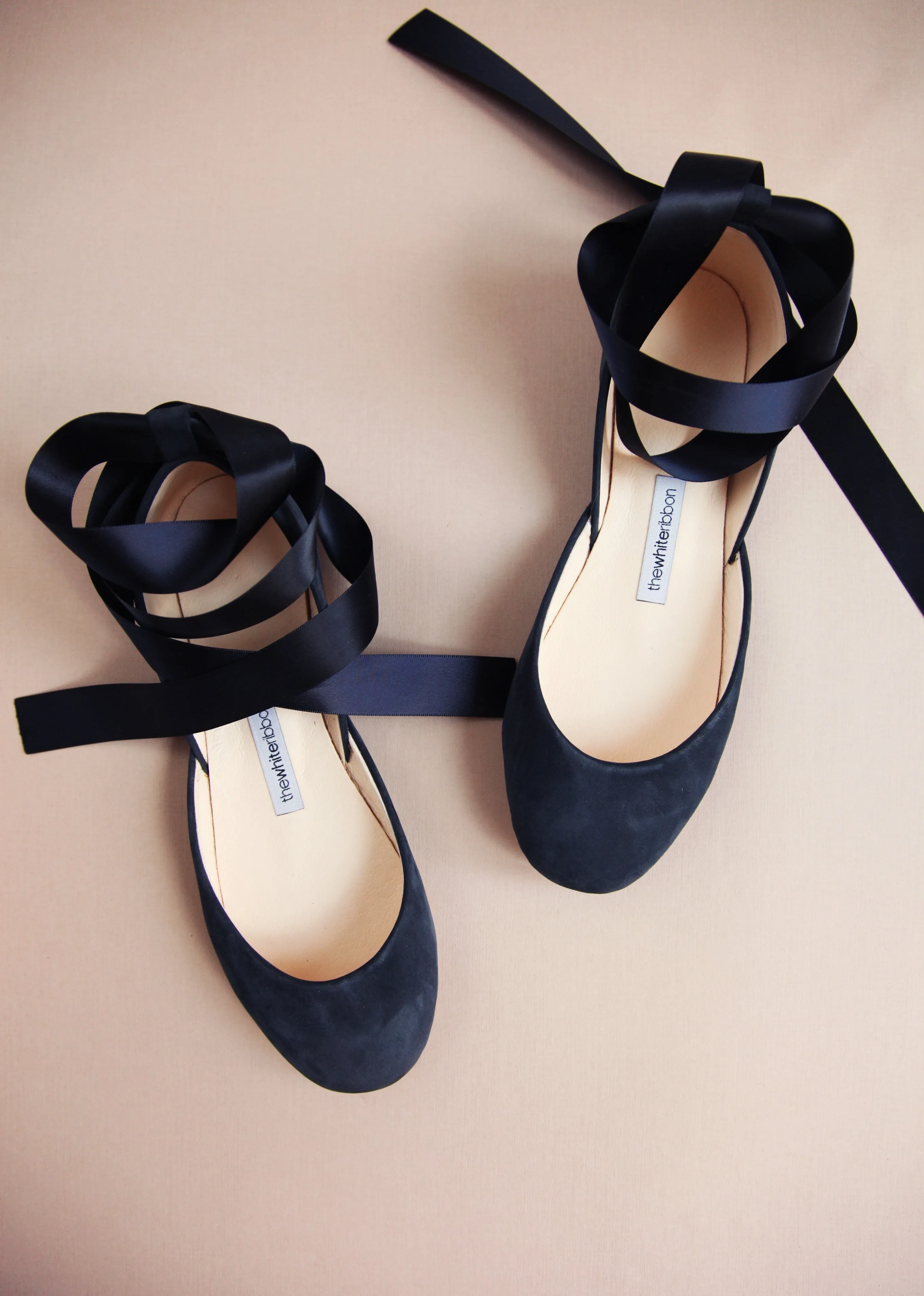 LUNA BALLET FLATS - NAVY BLUE