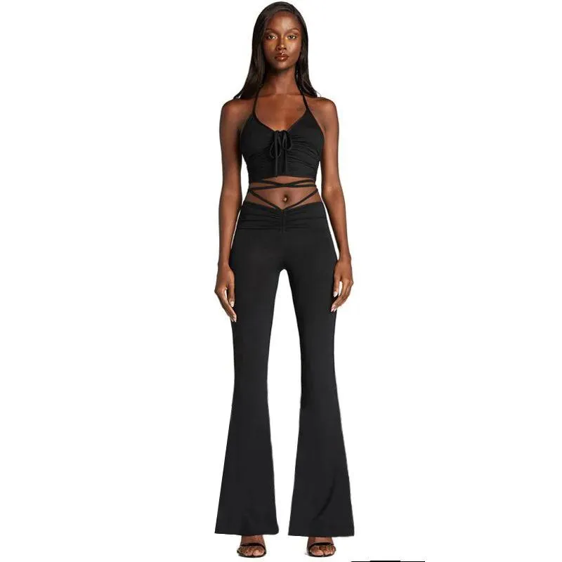 Lyla Crop Top Two Piece Set