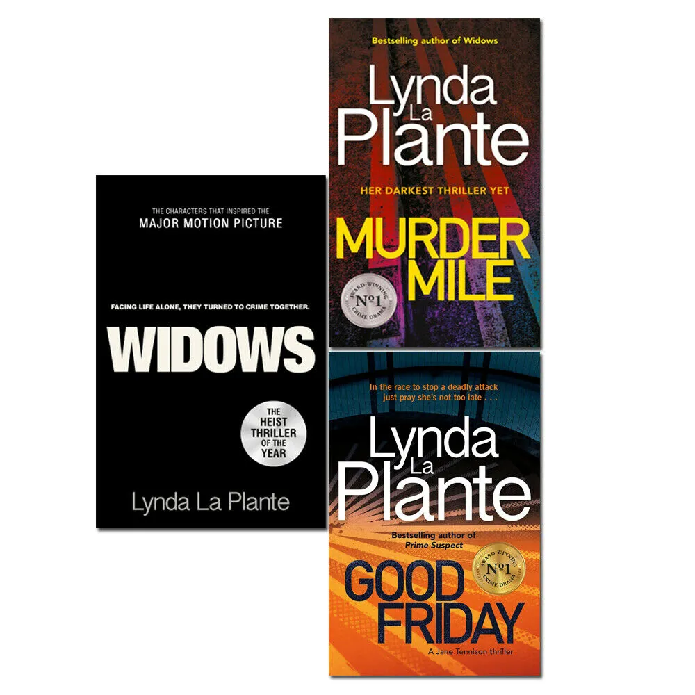 Lynda La Plante Collection 3 Books Set Widows, Murder Mile, Good Friday NEW