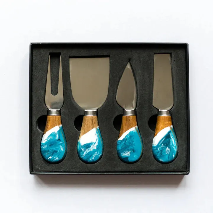 Lynn & Liana Design - Resin Coated Cheese Knife Set