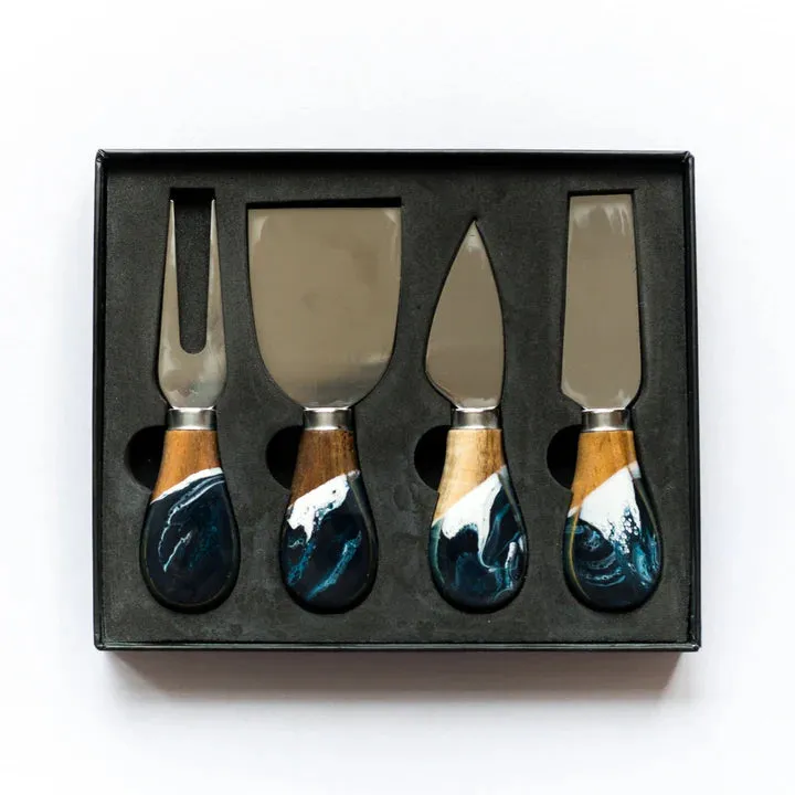 Lynn & Liana Design - Resin Coated Cheese Knife Set