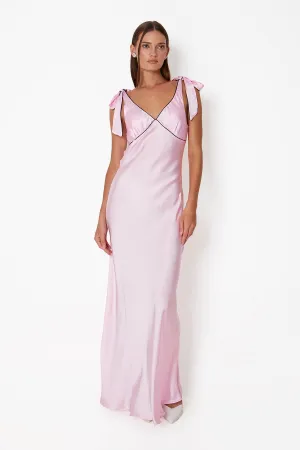 Maison' Bow Dress - Ballet Pink