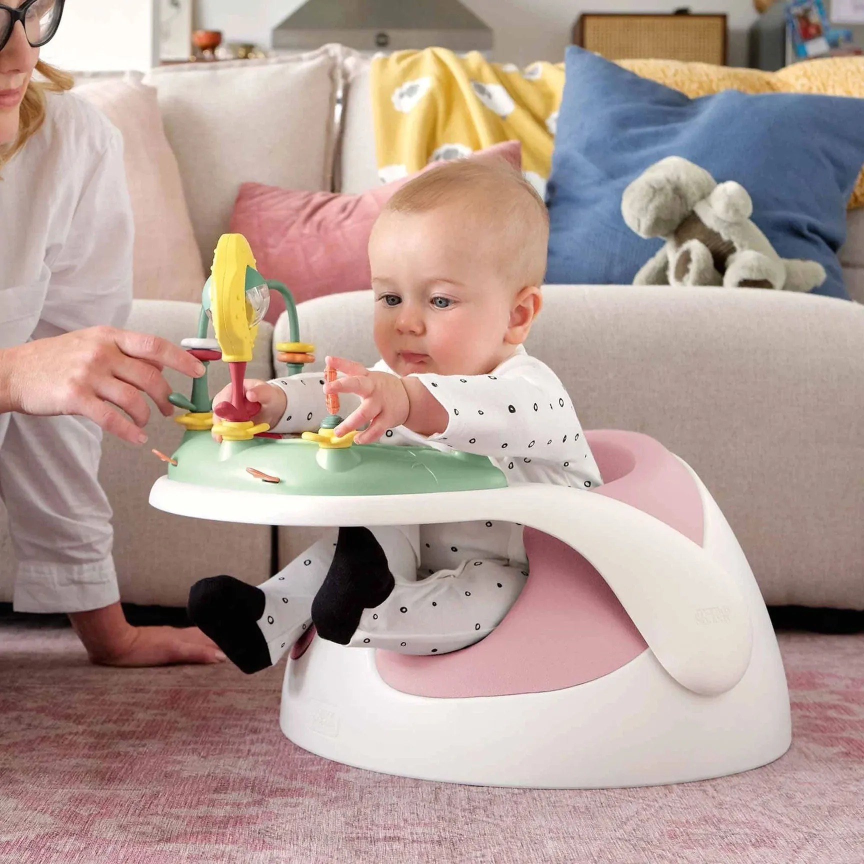 Mamas & Papas Baby Snug Activity with Tray - Bloom