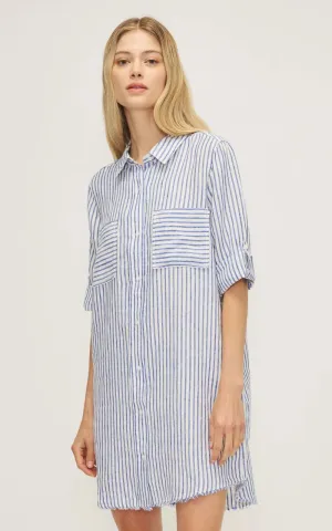 Melissa Nepton- Cynthia Striped Shirt Dress