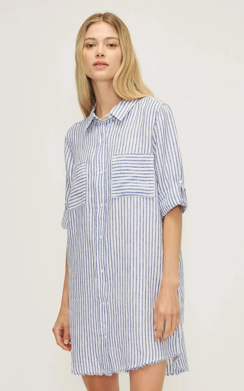 Melissa Nepton- Cynthia Striped Shirt Dress