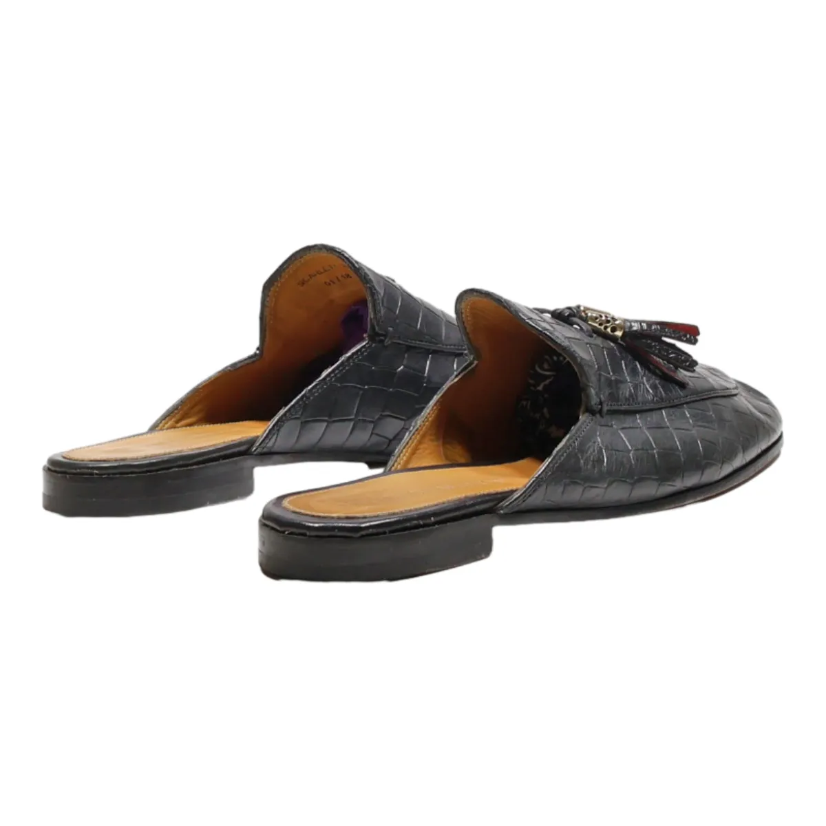 MELVIN & HAMILTON Loafer Shoes Black Leather Womens UK 6