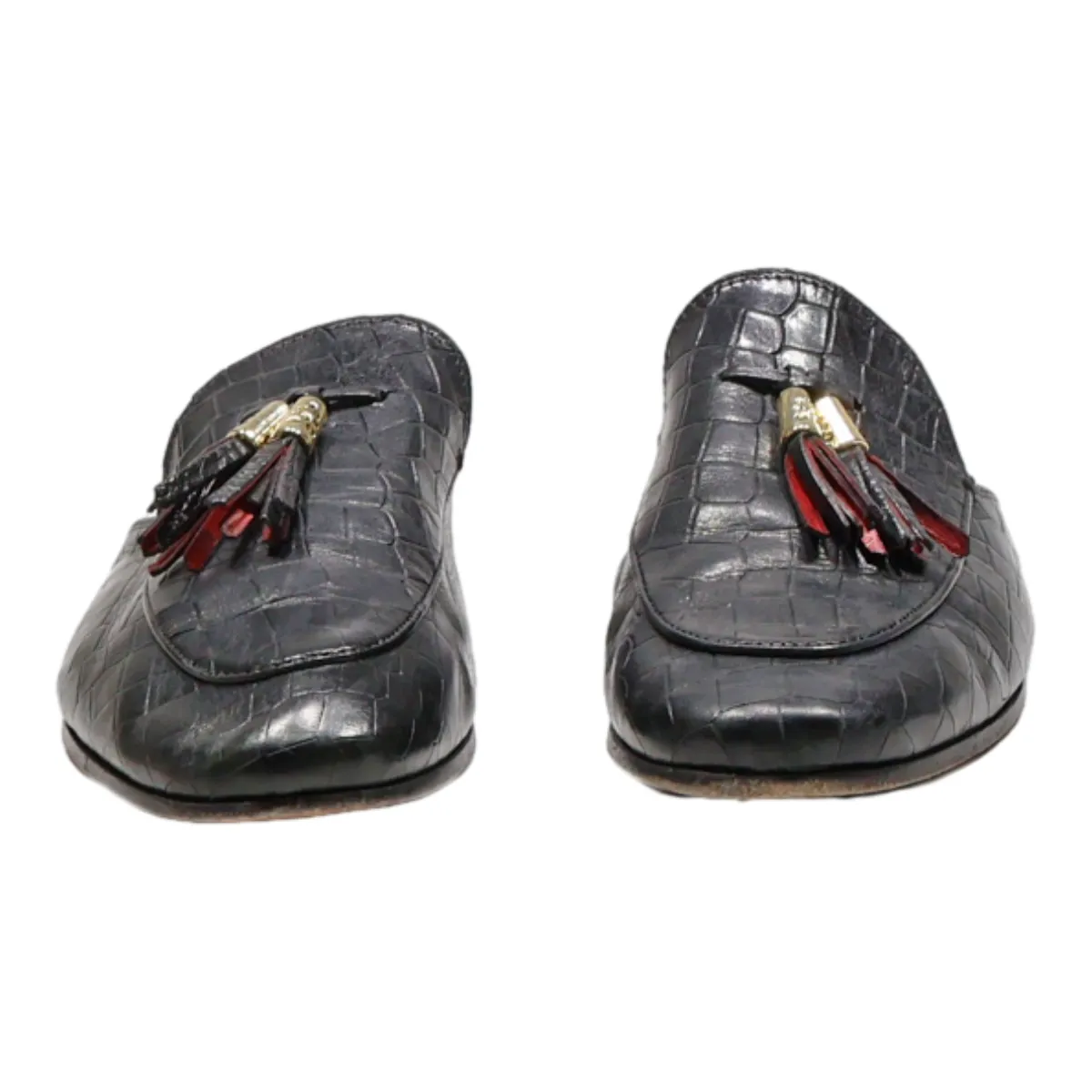 MELVIN & HAMILTON Loafer Shoes Black Leather Womens UK 6