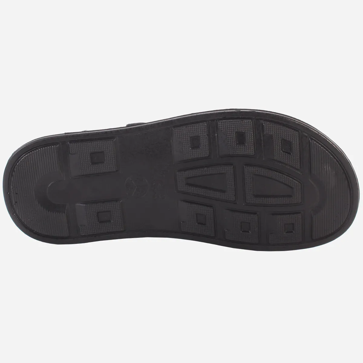 Mens "DUTCH" Leather Slide In Summer Slippers