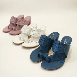 Monochrome Kohla Block Heels