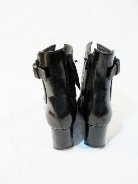 NEW ALEXANDER WANG RAVEN BOOTIE SANDAL 36 6 BLACK Leather Shoe NWT Womens
