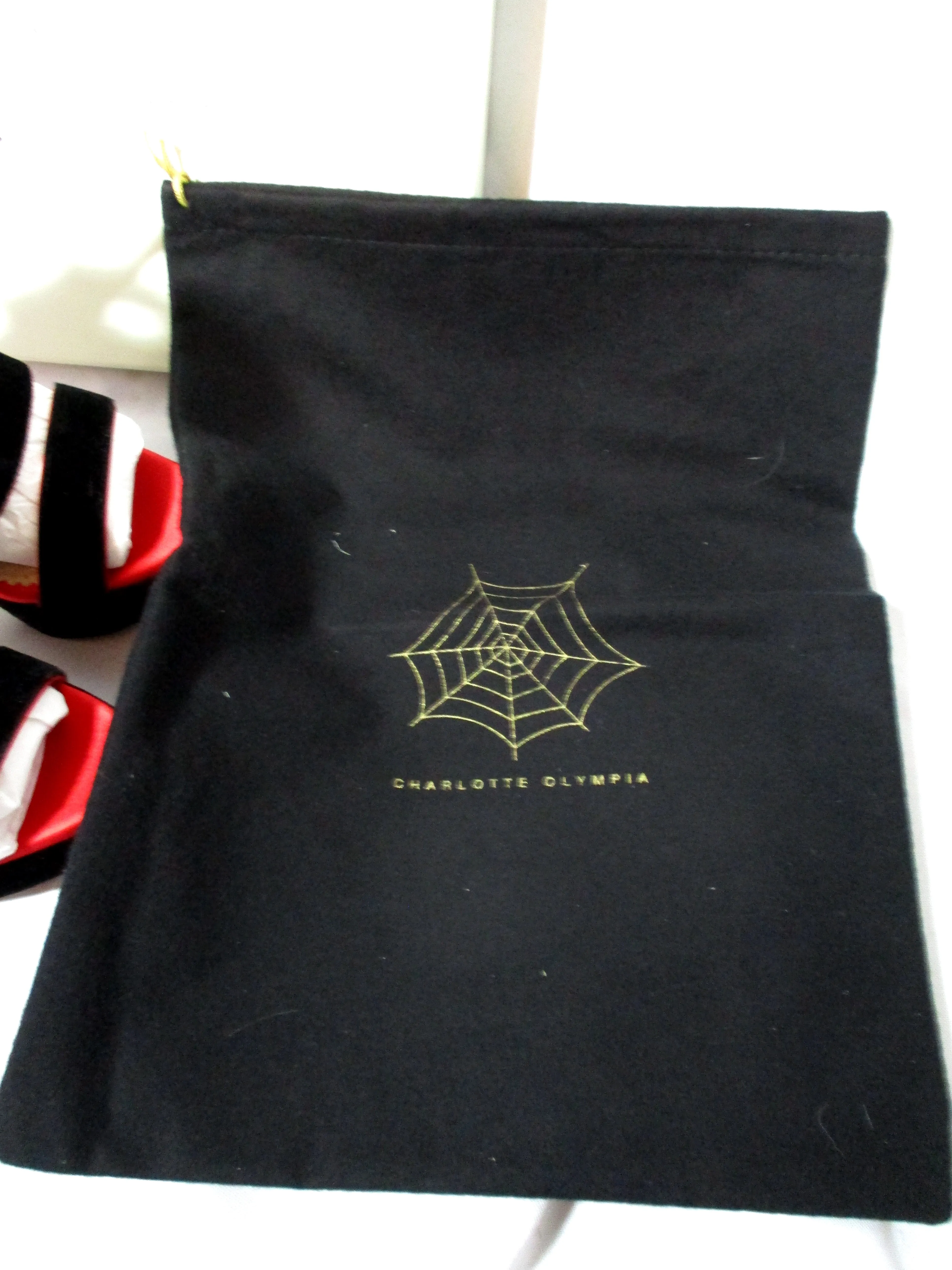 NEW CHARLOTTE OLYMPIA HORTENCIA Strappy Sandal HEEL Shoe BLACK 36.5