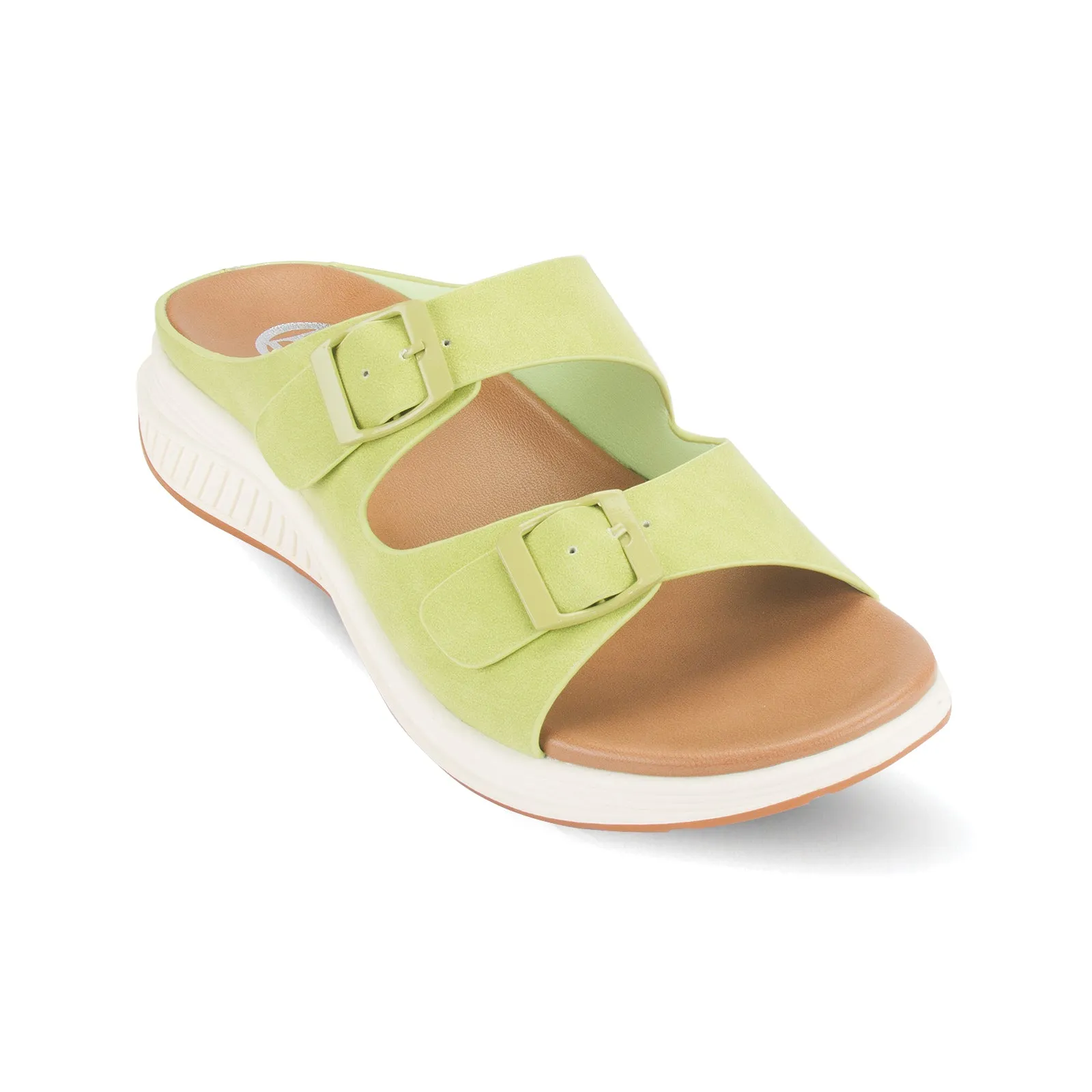 Nina women's two strap slider sandal