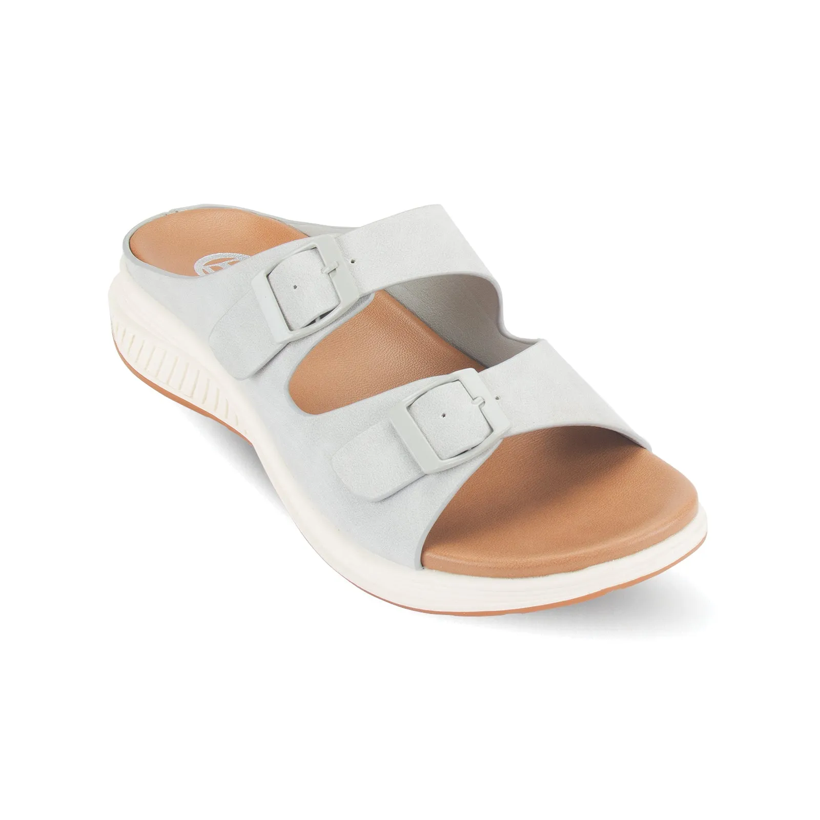 Nina women's two strap slider sandal