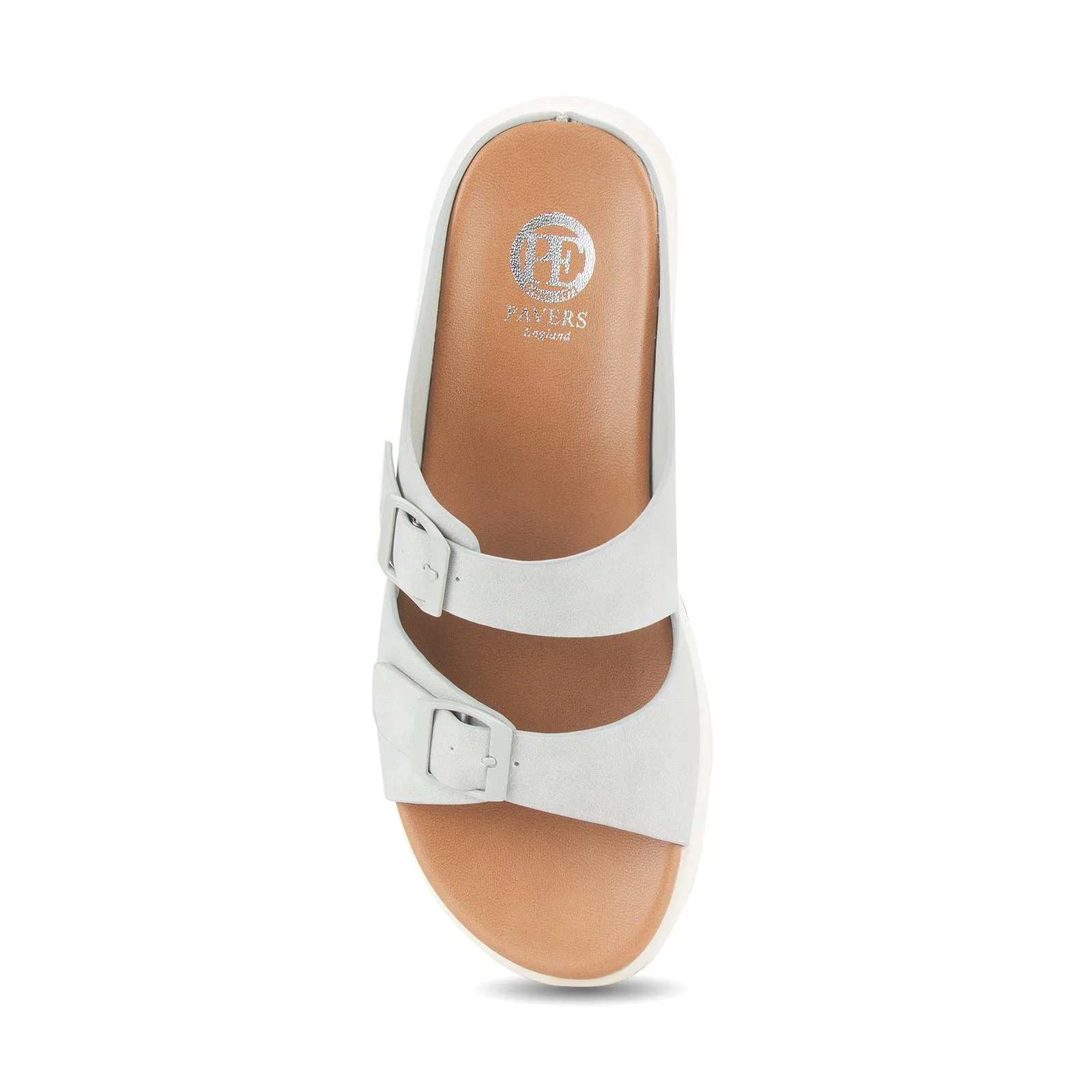 Nina women's two strap slider sandal