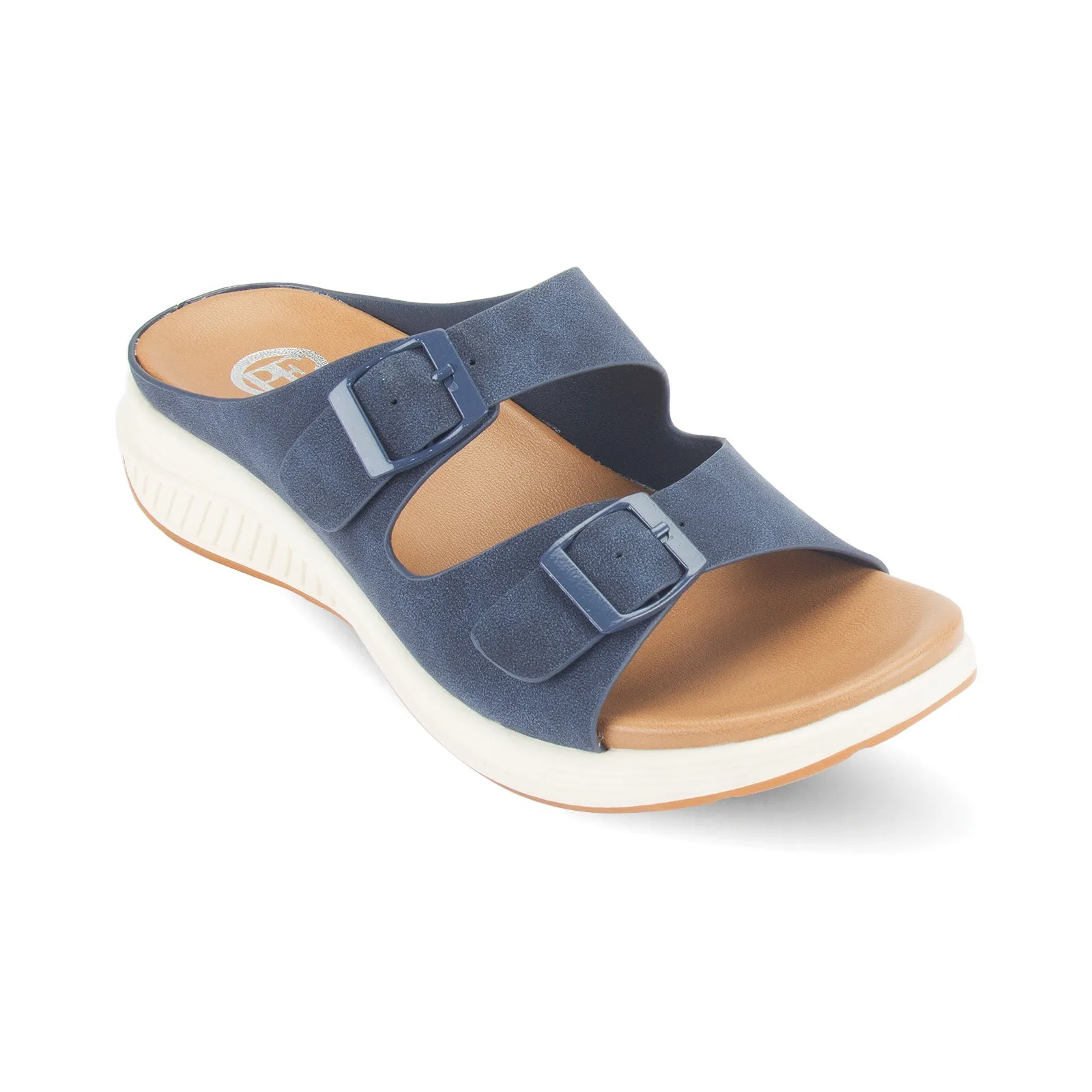 Nina women's two strap slider sandal