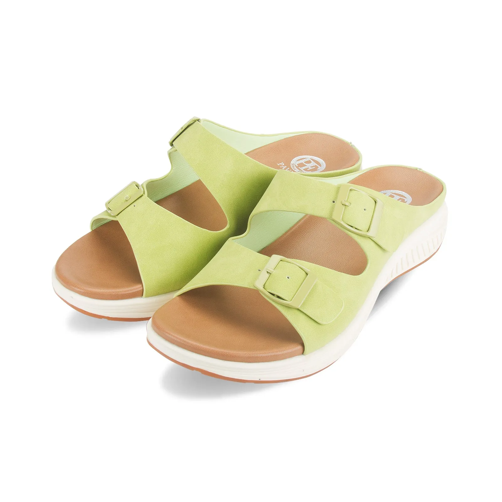 Nina women's two strap slider sandal