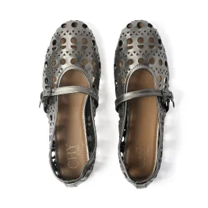 NOKA MARY JANE BALLET GUNMETAL