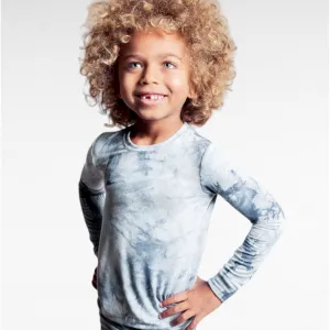 Ocean Mist Tie Dye Kids Bamboo PJs