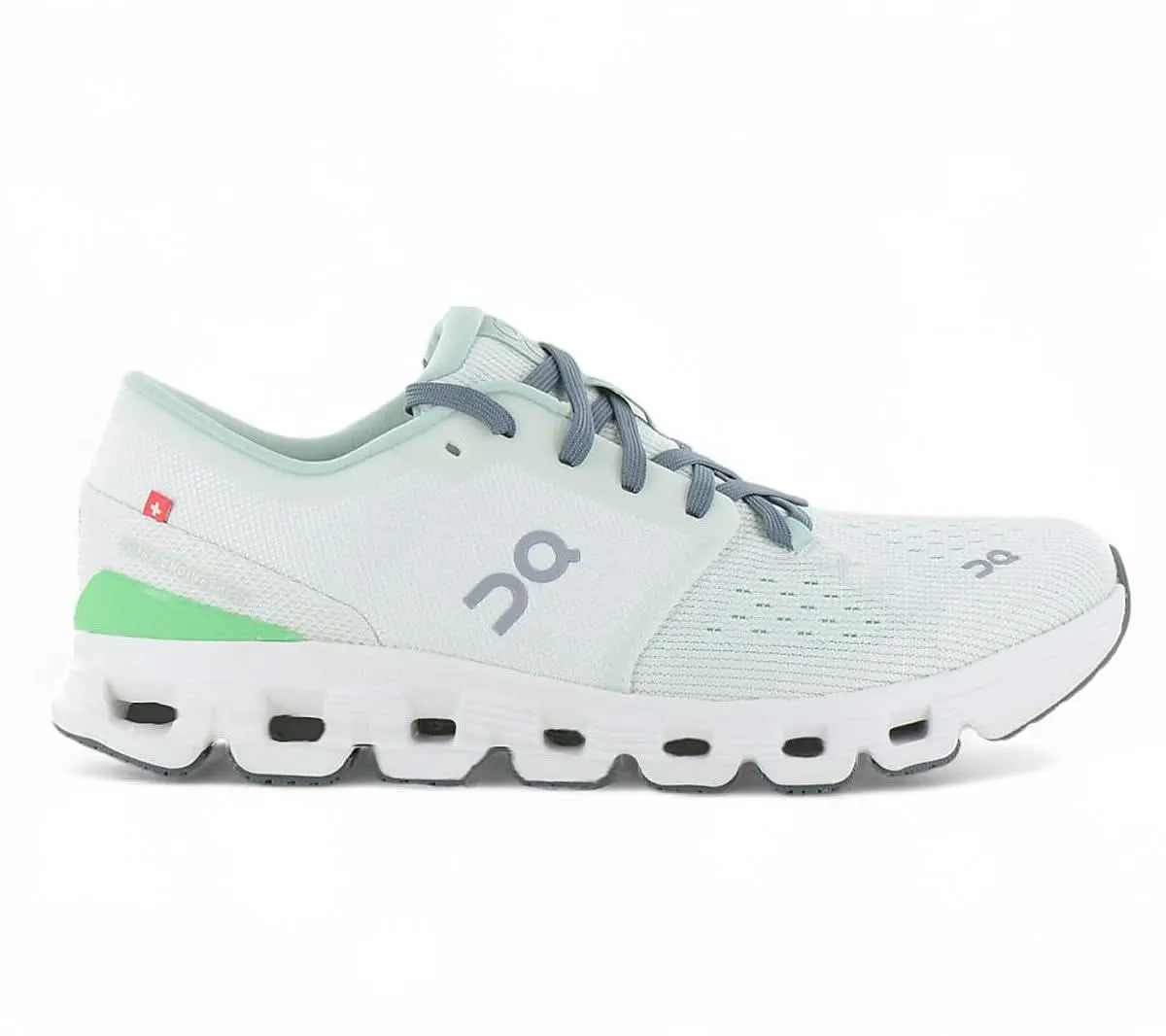 ON Running Cloud X 4 - Damen Sneakers Schuhe Aloe-Honey Dew 3WE30073088 6