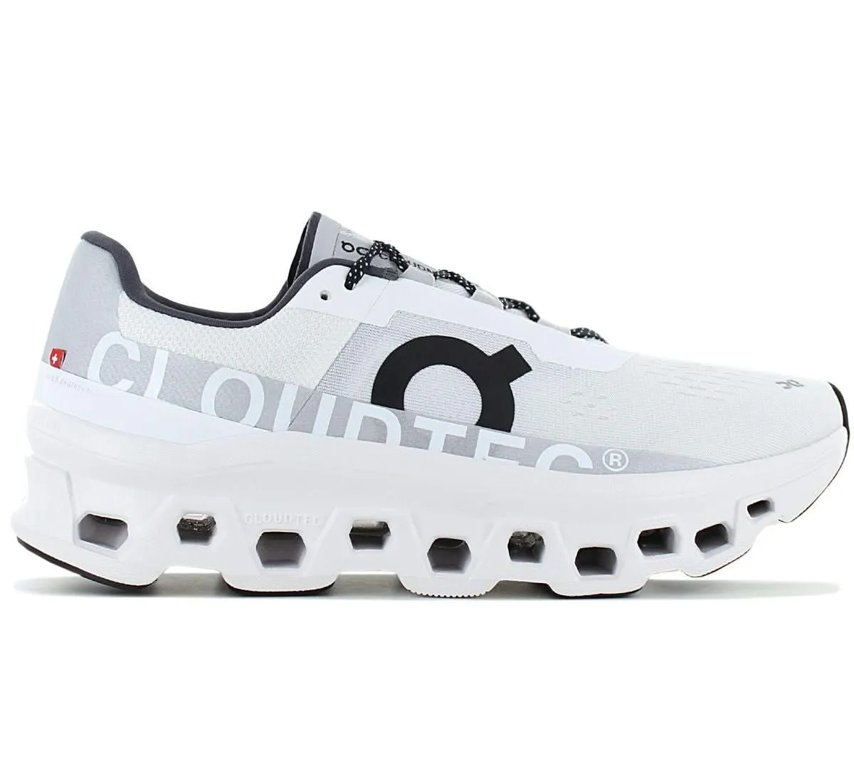 ON Running Cloudmonster - Herren Laufschuhe Sneakers All-White 61.98434