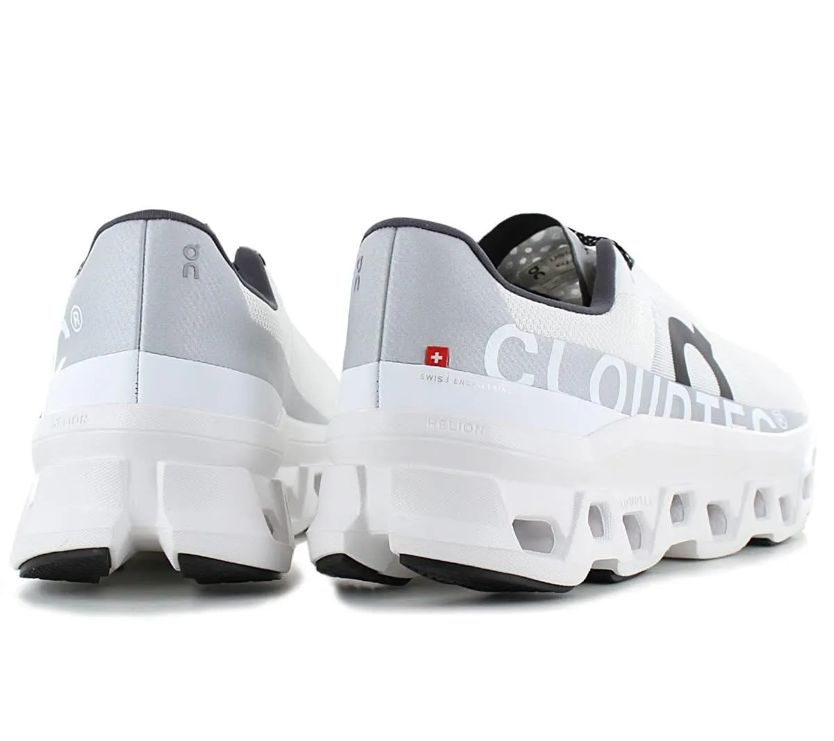 ON Running Cloudmonster - Herren Laufschuhe Sneakers All-White 61.98434