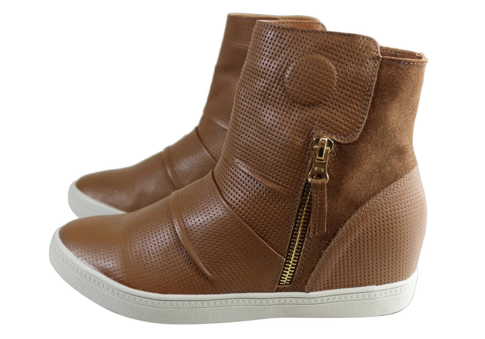 Orcade Siena Womens Comfortable Leather Ankle Boots Made In Brazil