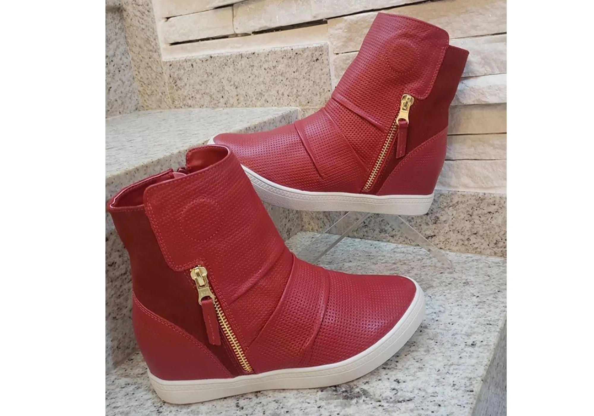Orcade Siena Womens Comfortable Leather Ankle Boots Made In Brazil