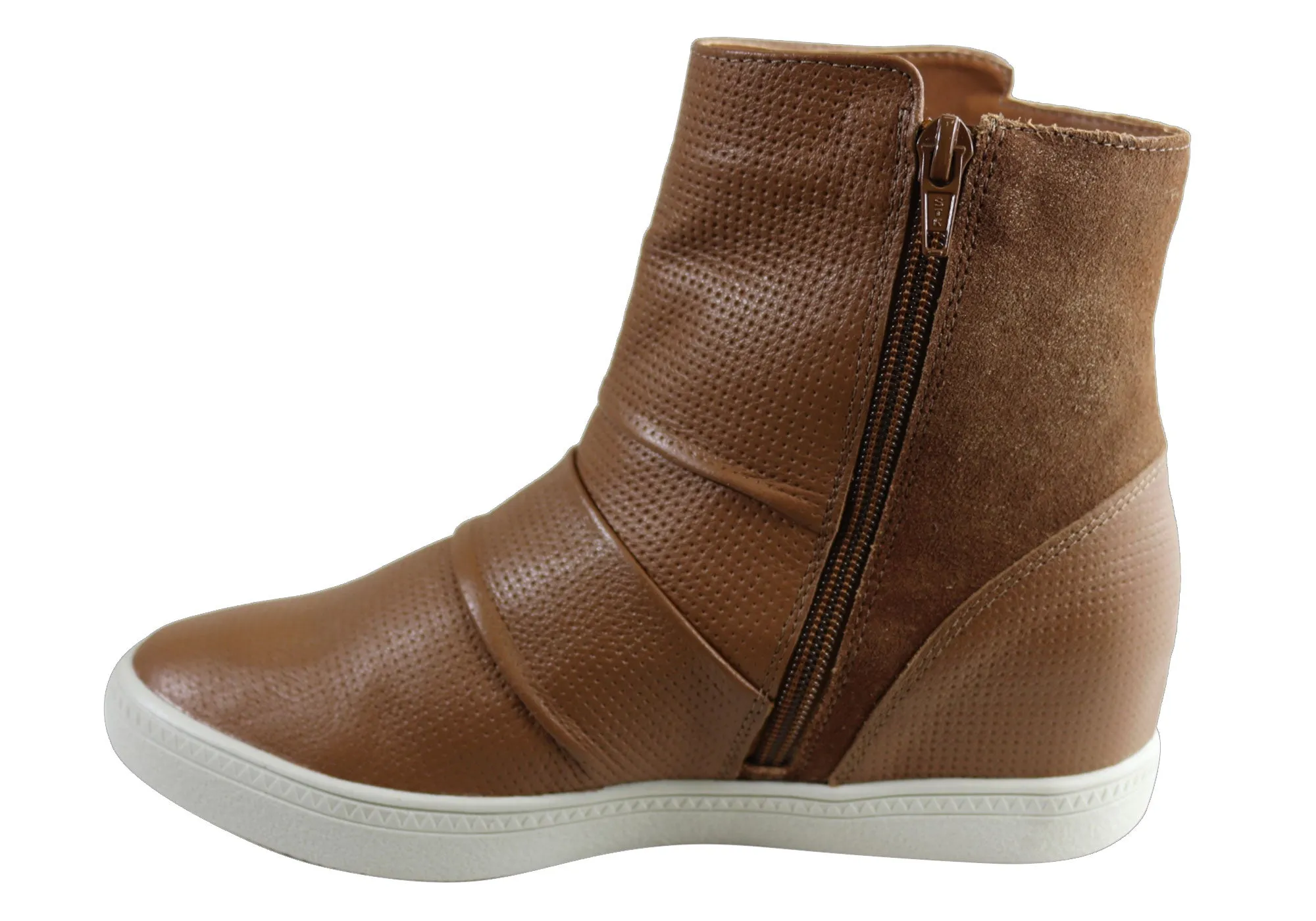 Orcade Siena Womens Comfortable Leather Ankle Boots Made In Brazil