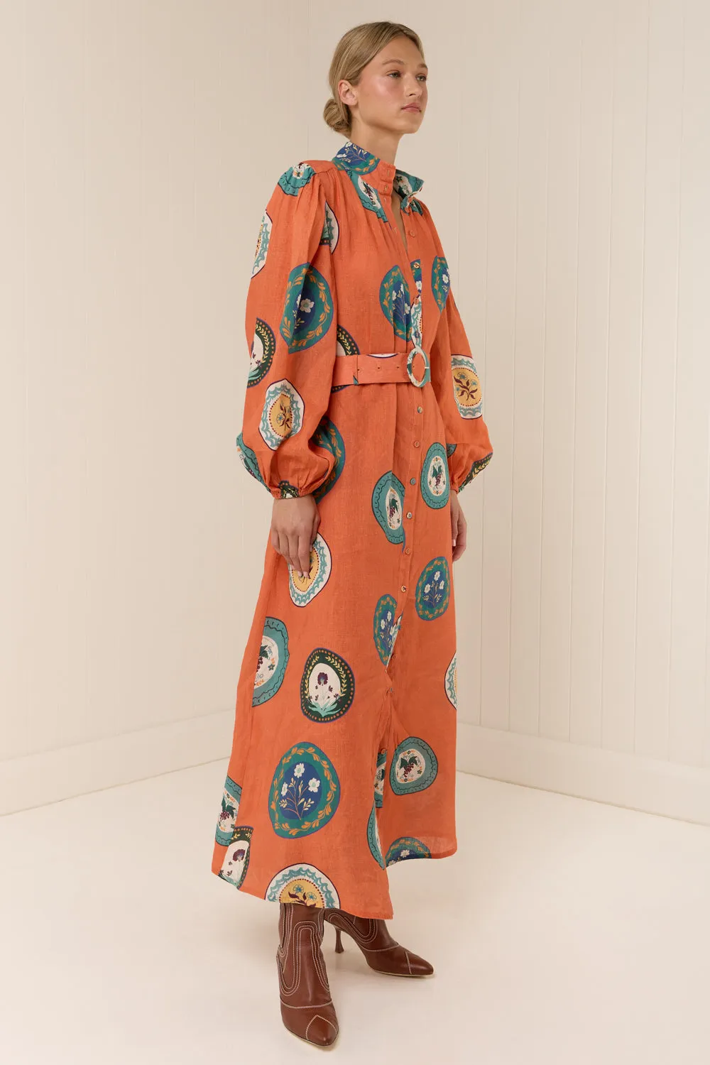 Palm Noosa - Noddy dress orange