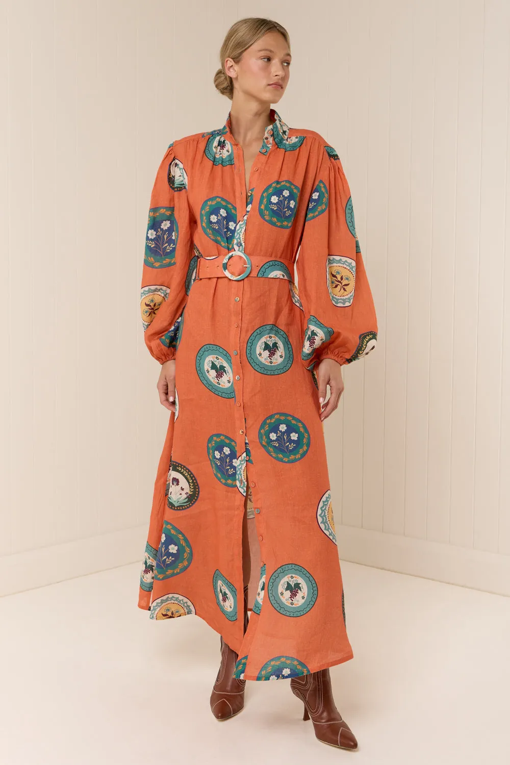 Palm Noosa - Noddy dress orange