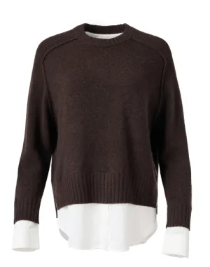Parson Brown Wool Cashmere Looker Sweater