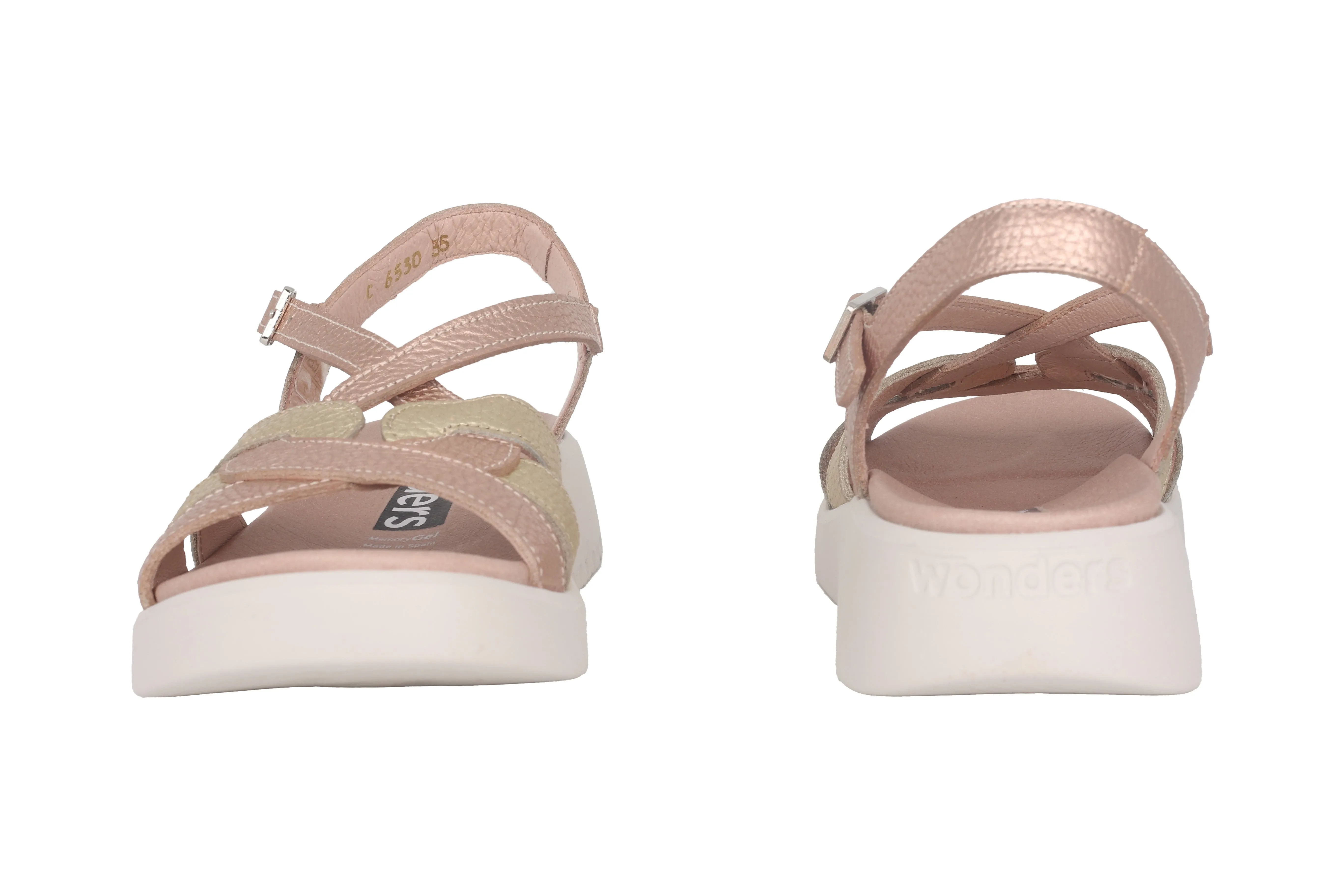 'Paterna' women's sandal - pink metallic