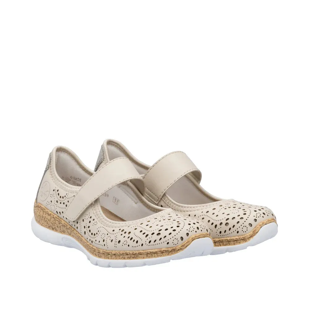 Pearl Perforated Mary Jane