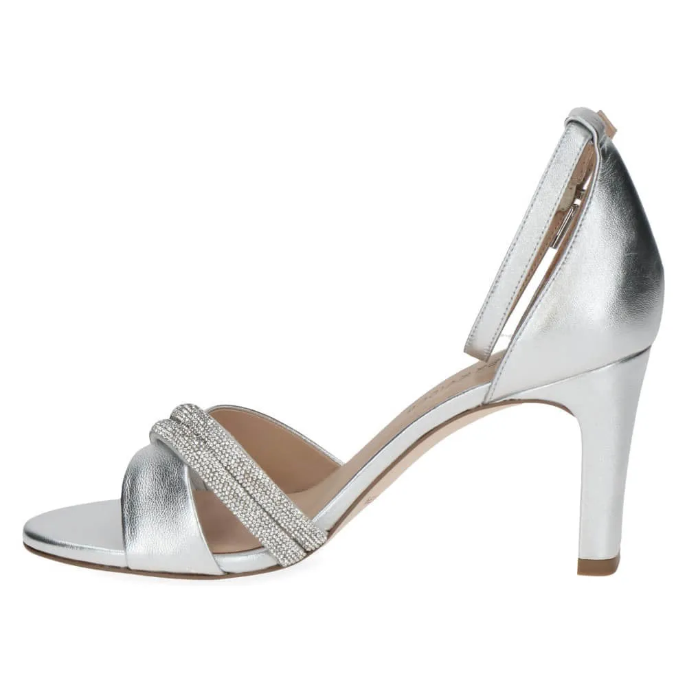 Peter Kaiser Heel Sandal 9-78344-SILVER