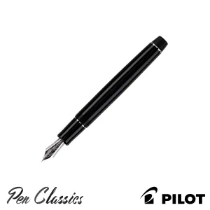 Pilot Custom 912 Black with Silver Trim Fountain Pen