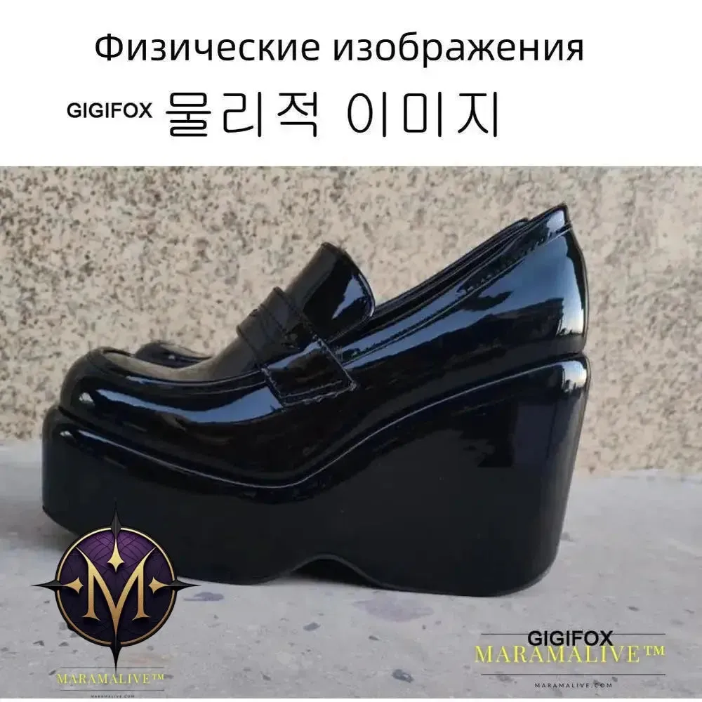 Platform Wedge Pumps For Women Slip On Mary Jane Punk Goth Fashion High Heels Shoes Spring Casual Mary Janes Lolita
